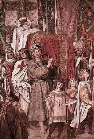 Die Grablegung Elisabeths zu Marburg