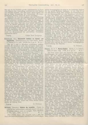 596-597 [Rezension] Chajes, H. P., Markus-Studien