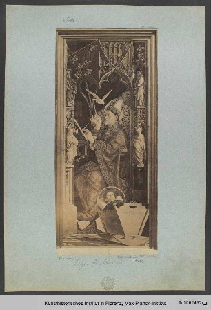 Kirchenväteraltar : Die vier lateinischen Kirchenväter : Heiliger Ambrosius