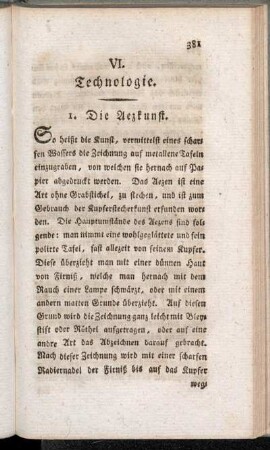 VI. Technologie