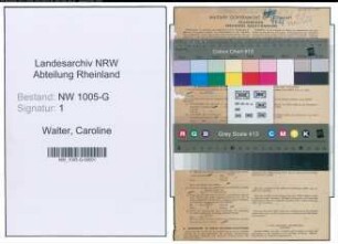 Entnazifizierung Caroline Walter , geb. 18.08.1890 (Schaustellerin)