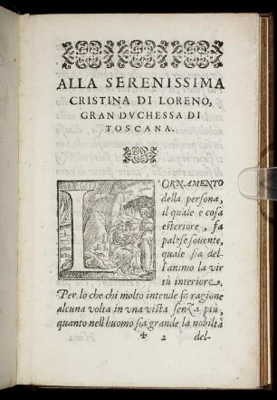 Alla Serenissima Christina Di Loreno, Gran Duchessa Di Toscana