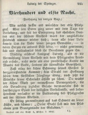 Vierhundert und elfte Nacht