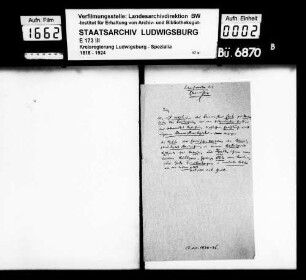 Scharfrichter und Kleemeister, verschiedene Oberämter betreffend