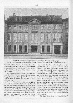 Vorderseite des Hauses der Firma Gebrüder Schickler, Gertraudenstraße 16/17