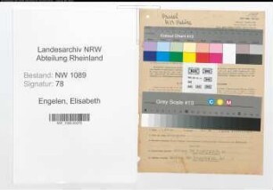 Entnazifizierung Elisabeth Engelen , geb. 27.07.1921 (Dolmetscherin)