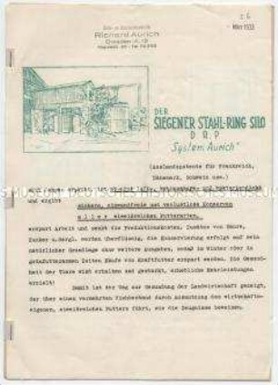 Der Siegener Stahl-Ring-Silo "System Aurich"