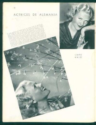 Actrices de Alemania - Liane Haid