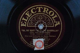 "Ha, sie naht! Es ist die Quadrilla!" (Ecco, viene la Quadriglia) : IV. Akt ("Carmen") / (Bizet)