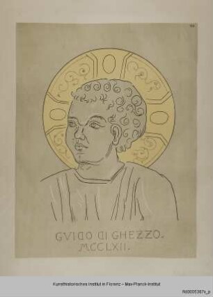 Kopf des Christuskindes der Madonna di San Bernardino