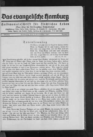 Totensonntag