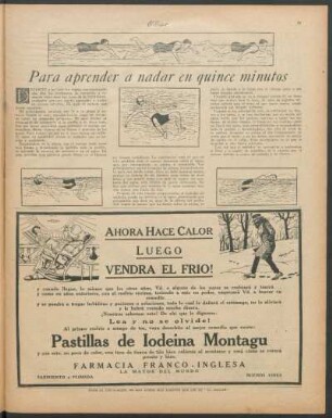 Para aprender a nadar en quince minutos