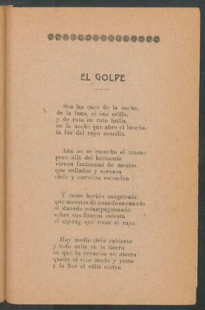 El golpe
