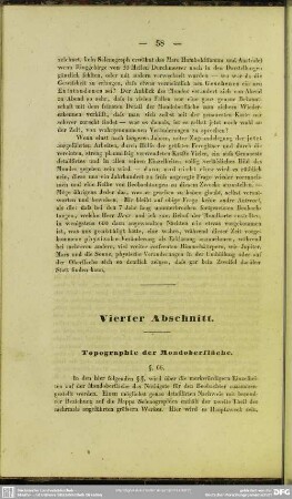 Vierter Abschnitt. Topographie der Mondoberfläche