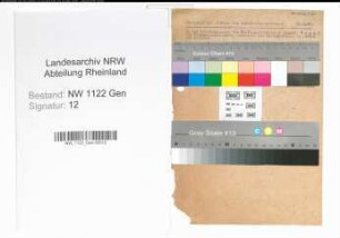 Schriftverkehr und Auszüge aus den Sitzungsprotokollen: T - V