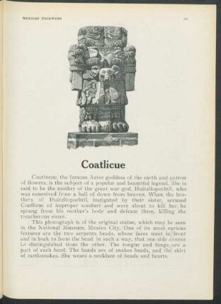 Coatlicue : [An Aztec Goddess]