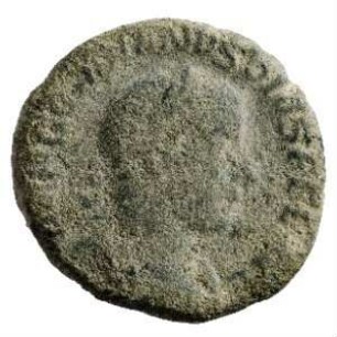 Münze, As, 244 n. Chr.