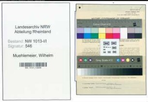 Entnazifizierung Wilhelm Muehlemeier , geb. 10.04.1903 (Lagerarbeiter)
