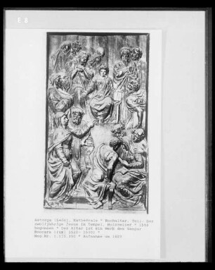 Relief: Szenen des Neuen Testaments mit Johannes dem Täufer