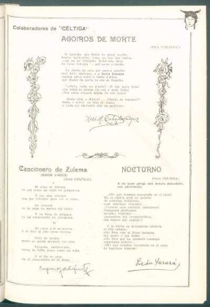 Cancionero de Zulema : (Oasis lírico)