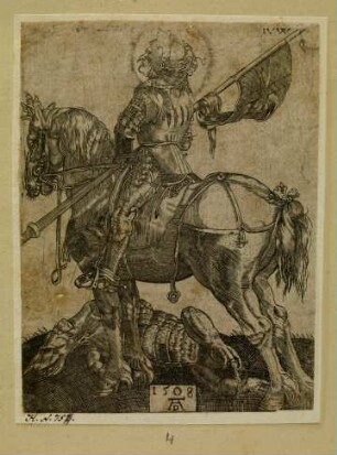 Der heilige Georg zu Pferd