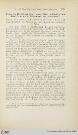 Ueber die Herstellung einer neuen lithographischen Umdruckfarbe unter Anwendung von Elemiharz