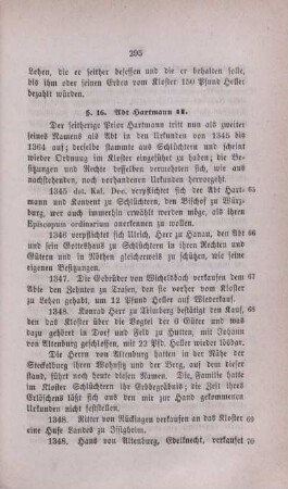 §. 16. Abt Hartmann II.