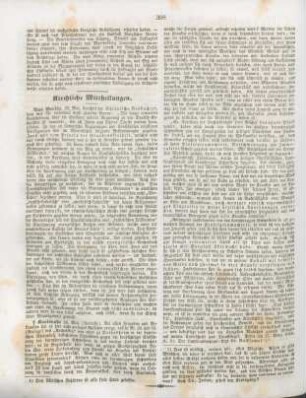 308 Kirchliche Mittheilungen