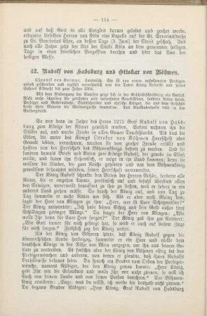 42. Rudolf von Habsburg und Ottokar von Böhmen.