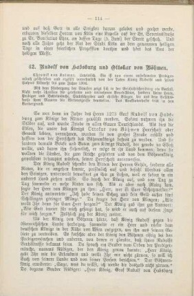 42. Rudolf von Habsburg und Ottokar von Böhmen.