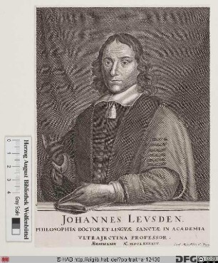 Bildnis Johannes (Jan) Leusden