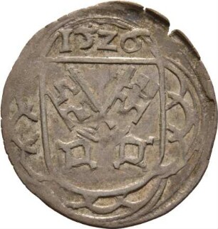 Münze, Pfennig, 1526
