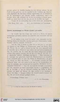 2: Ijzeren muntstempel te Weert (Limb.) gevonden