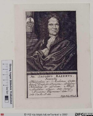 Bildnis Johann Jacob Baier d. Ä.