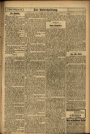 Zweite Ausgabe vom Donnerstag, den 10. Juli 1924.