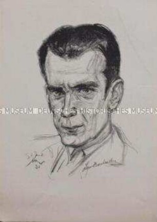 Bildnis des Musikers Leo Borchard