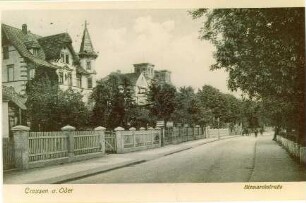 Postkarte, Crossen (Krosno Odrzańskie)