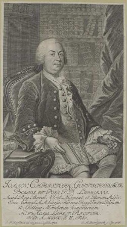 Bildnis des Joann Christoph Gottsched