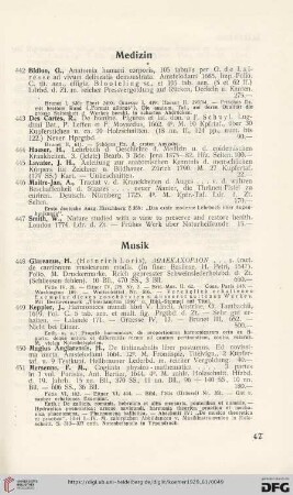 Medizin (Nr. 442-447)