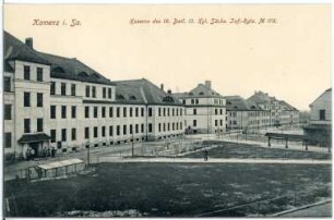 Kamenz. Kaserne d. 3. Bat. 13. K.S. Inf.-Regt. No. 178