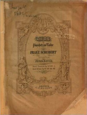 Duos für Pianoforte und Violine, 1. Sonatinen op. 137, No. 1 - 3