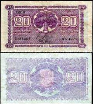 Finnland, 20 Markkaa