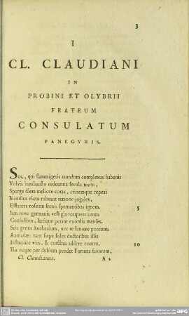 I Consulatus Probini & Olybrii