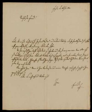 30: Brief von Egid V. von Löhr an Gustav Hugo, Gießen, 16.6.1841