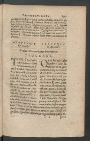 Diogenis [et] Alexandri.