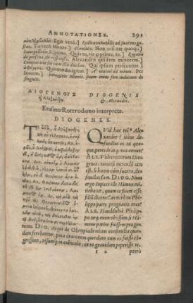 Diogenis [et] Alexandri.