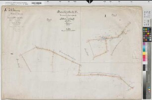 Altenmellrich (Anröchte), Separation und Zusammenlegung Altenmellrich, Bl.6 Brouillonkarte I Gem. Altengeseke Flur 3 u.4