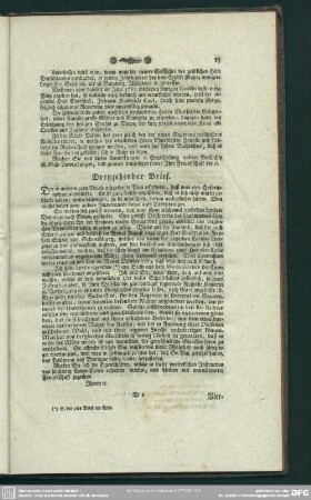 Dreyzehender Brief