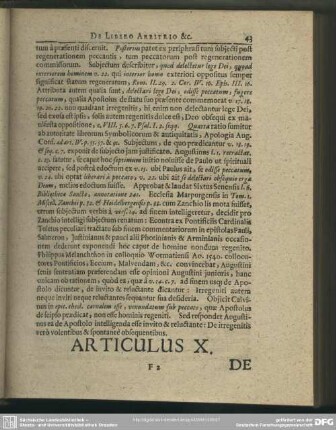 Articulus X. De Deo, Quod Non Sit Caussa Mali