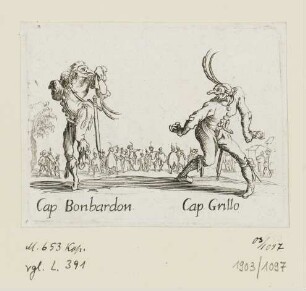 Capitaine Bonbardon - Capitaine Grillo, Blatt 13 der Folge "Balli di Sfessania"